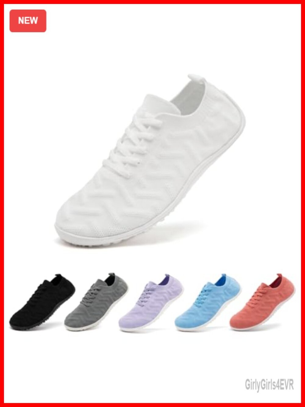 Barefoot Shoes Women Slip On Walking Zero Drop Running Sneakers Breathable Knit